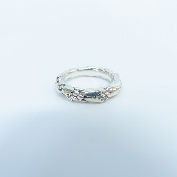 実際に弊社で買取させて頂いた【ギャラ付】Bloody Mary/ブラッディマリー Snowdrop/スノー ドロップ リング w/3ダイヤ 7号の画像 1枚目