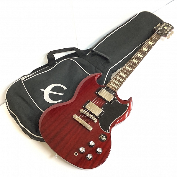 実際に弊社で買取させて頂いた★Epiphone/エピフォン SG G-400 エレキギター ソフトケース付き