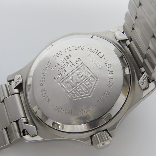 実際に弊社で買取させて頂いたTAG HEUER/タグホイヤー プロフェッショナル 2000シリーズ 973.013F【動作未確認】の画像 3枚目