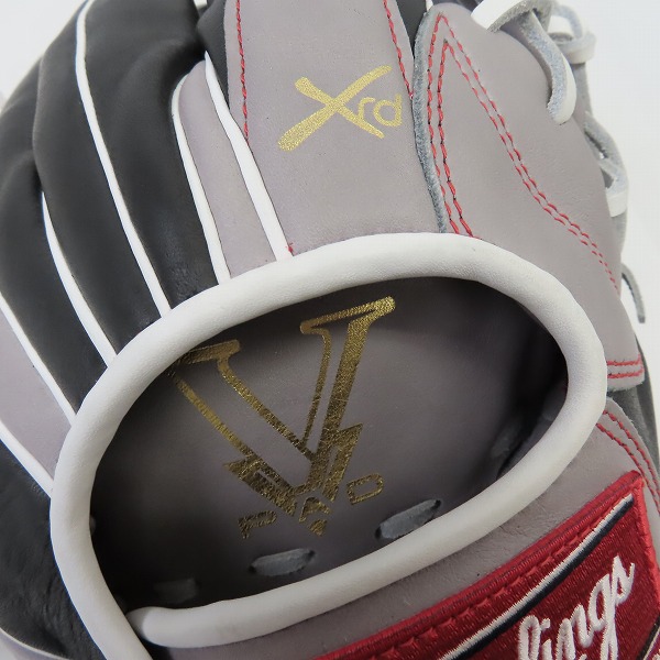 実際に弊社で買取させて頂いた【未使用】Rawlings/ローリングス ハイパーテック ソフトボール/内野手用 GS1HTCN65 グレー/ブラックの画像 5枚目