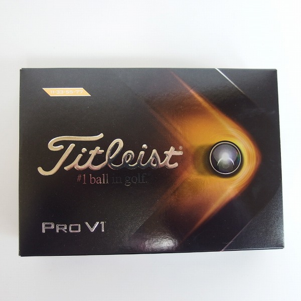 実際に弊社で買取させて頂いた【未使用】Titleist/タイトリスト PRO V1 2021年モデル ゴルフボール 1ダースの画像 2枚目