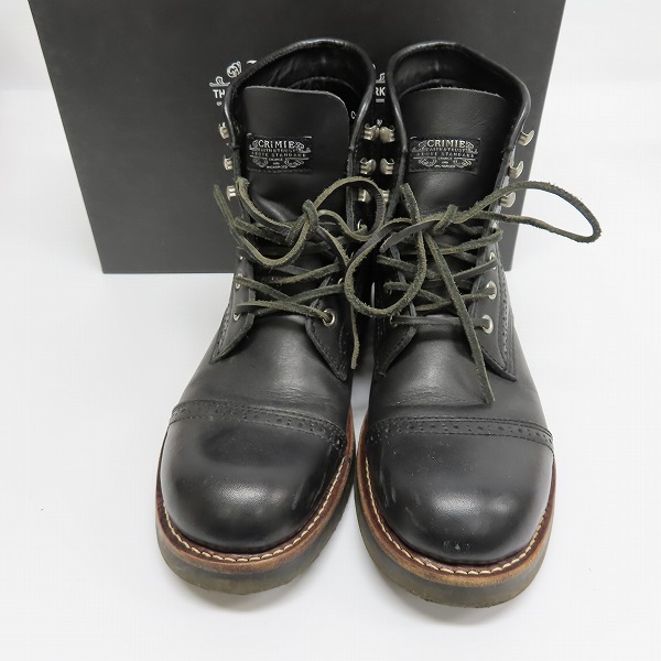 実際に弊社で買取させて頂いたTHE CRIMIE/クライミー DIRT ストレートチップレースアップブーツ C1B1-AC21 26.0cm