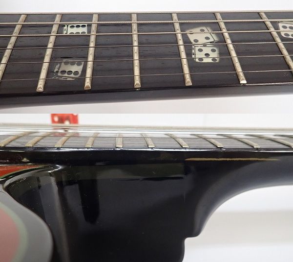 実際に弊社で買取させて頂いた★Epiphone/エピフォン FLAMEKAT ホットロッド セミアコ ハードケース付の画像 3枚目