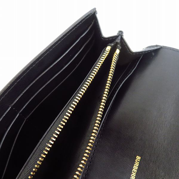 実際に弊社で買取させて頂いたBURBERRY/バーバリー ヴィンテージチェック＆レザー コンチネンタル ウォレット/長財布の画像 4枚目