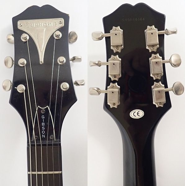 実際に弊社で買取させて頂いた★Epiphone/エピフォン FLAMEKAT ホットロッド セミアコ ハードケース付の画像 2枚目