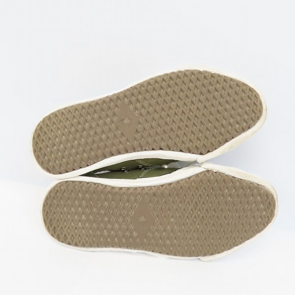 実際に弊社で買取させて頂いたMaison MIHARA YASUHIRO×Nigel Cabourn/ミハラヤスヒロ×ナイジェルケーボン スニーカー/シューズ カーキ C02FW702/42の画像 2枚目