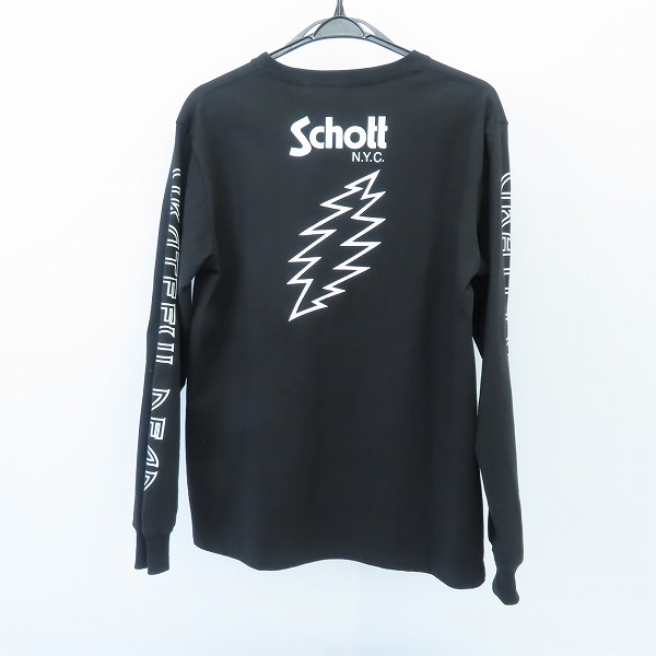 実際に弊社で買取させて頂いた【未使用】GRATEFUL DEAD×Schott/グレイトフルデッド×ショット LS T-SHIRT Skull & Roses/Mの画像 1枚目