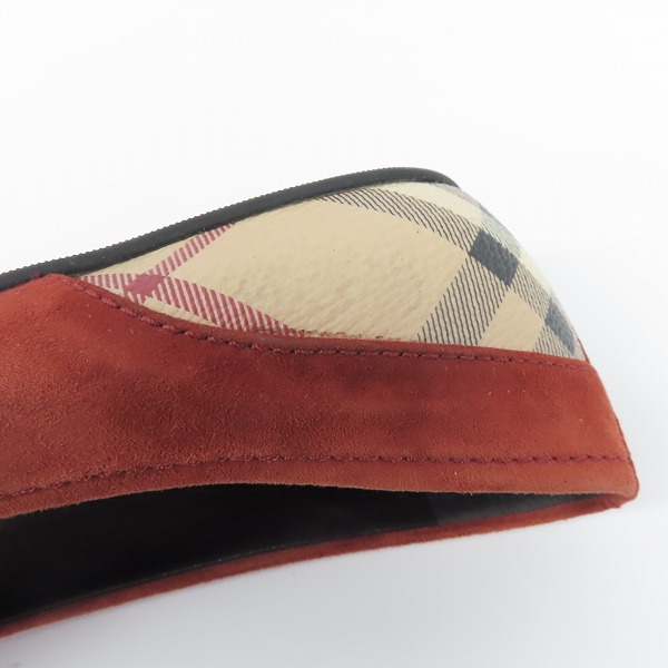 実際に弊社で買取させて頂いたBURBERRY/バーバリー パンプス/フラットシューズ/36の画像 7枚目