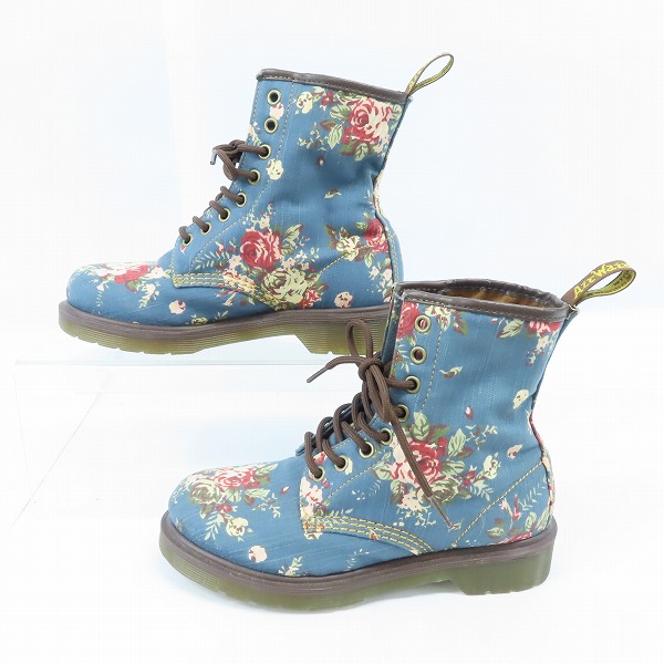 Dr.Martens/ドクターマーチン CASTEL/カステル 花柄 8ホールブーツ/UK4