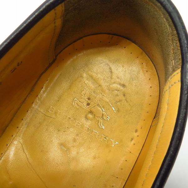 実際に弊社で買取させて頂いたBURBERRY LONDON/バーバリー ロンドン タッセル ローファー/レザーシューズ/26.0の画像 4枚目