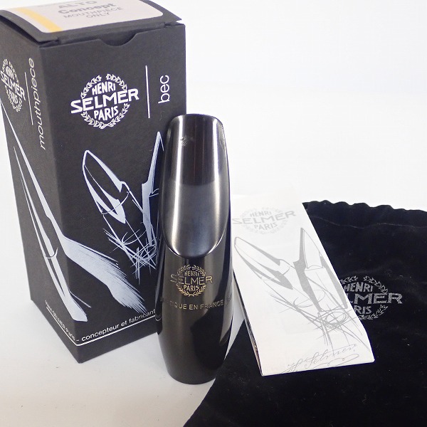 実際に弊社で買取させて頂いたH.SELMER/セルマー Concept アルトサックス用マウスピース 