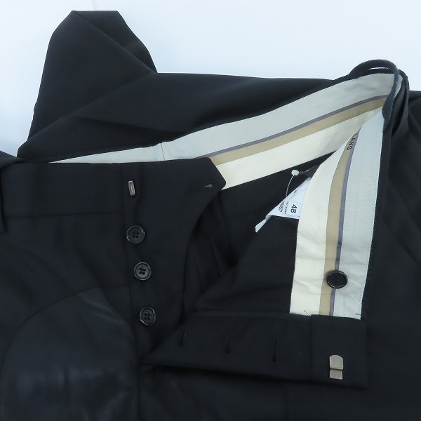 実際に弊社で買取させて頂いたHELMUT LANG/ヘルムートラング ウール スラックス/ドレスパンツ/size：48の画像 4枚目
