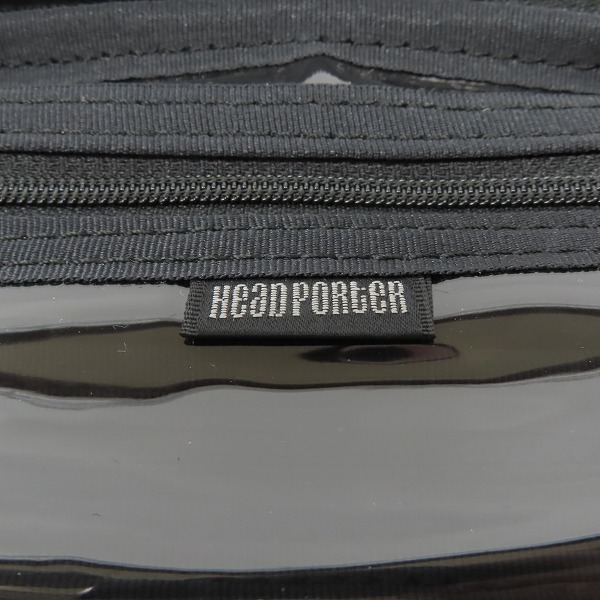 実際に弊社で買取させて頂いたHEAD PORTER/ヘッドポーター ゼブラ柄 ペンケース 黒×白の画像 5枚目