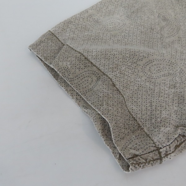 実際に弊社で買取させて頂いたTHE CRIMIE/クライミー ペイズリー柄 レーヨン半袖シャツ /size：Sの画像 6枚目