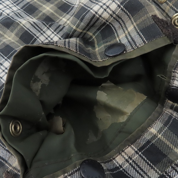 実際に弊社で買取させて頂いたBARBOUR/バブアー ビデイル SL ワックスド コットンジャケット/40の画像 7枚目