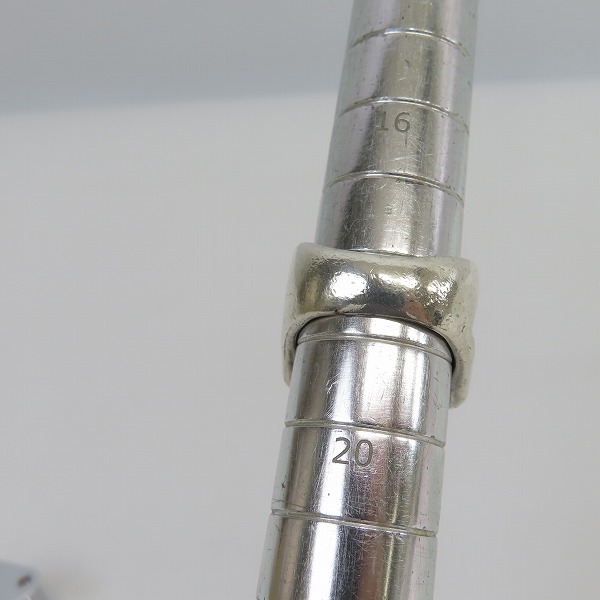 実際に弊社で買取させて頂いたCRAZY PIG/クレイジーピッグ ラージエビルスカルリング/18.5号の画像 8枚目