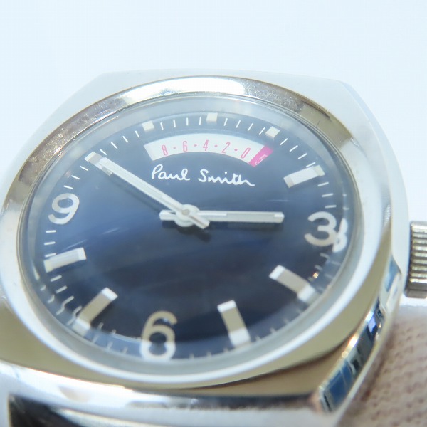 実際に弊社で買取させて頂いたPaul Smith/ポールスミス クォーツ 腕時計  F325-H31381 【動作未確認】の画像 5枚目
