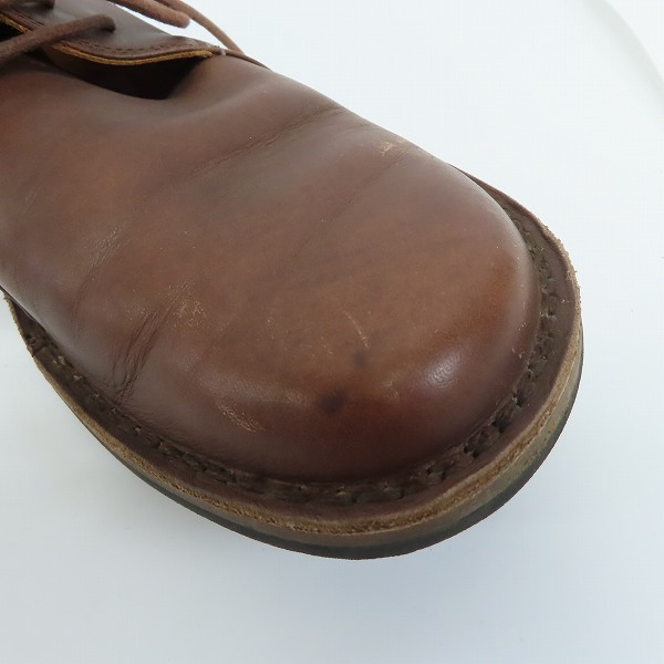 実際に弊社で買取させて頂いたtrippen/トリッペン チャッカ レザーシューズ ブラウン/40の画像 6枚目