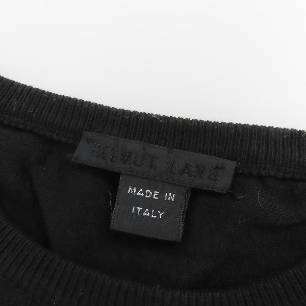 実際に弊社で買取させて頂いたHELMUT LANG/ヘルムートラング クルーネック ニットセーター KRHU-KM-1084/Sの画像 2枚目