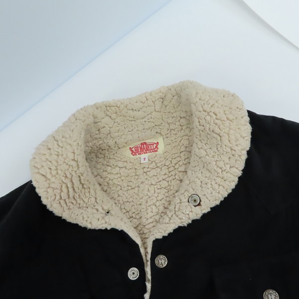 実際に弊社で買取させて頂いたHOLLYWOOD RANCH MARKET/ハリウッドランチマーケット ハリラン コーデュロイ ボアジャケット JK1426/2の画像 5枚目