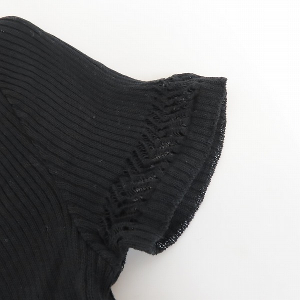 実際に弊社で買取させて頂いたJEAN PAUL GAULTIER HOMME/ジャンポールゴルチェオム 袖柄切替え 半袖リブニット/ストールセット/48の画像 5枚目