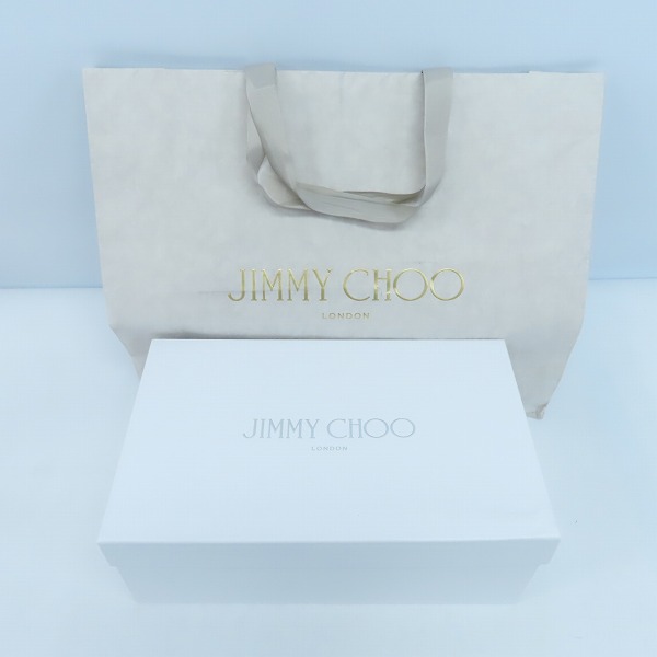 実際に弊社で買取させて頂いたJimmy Choo/ジミーチュウ GROVE スタッズ レザー ローカット スリッポン/シューズ ゴールド 42の画像 8枚目