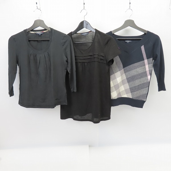 実際に弊社で買取させて頂いたBURBERRY/バーバリー  BURBERRY GOLF/バーバリーゴルフ レディース トップス/セーター/ストール 4点セットの画像 2枚目