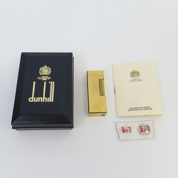 実際に弊社で買取させて頂いたdunhill/ダンヒル スリム ローラー ガスライター ゴールドの画像 8枚目
