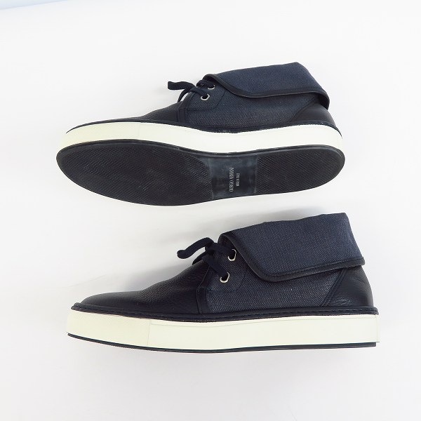 実際に弊社で買取させて頂いたGIORGIO ARMANI/ジョルジオ アルマーニ レザーシューズ/ブーツ/7.5の画像 3枚目