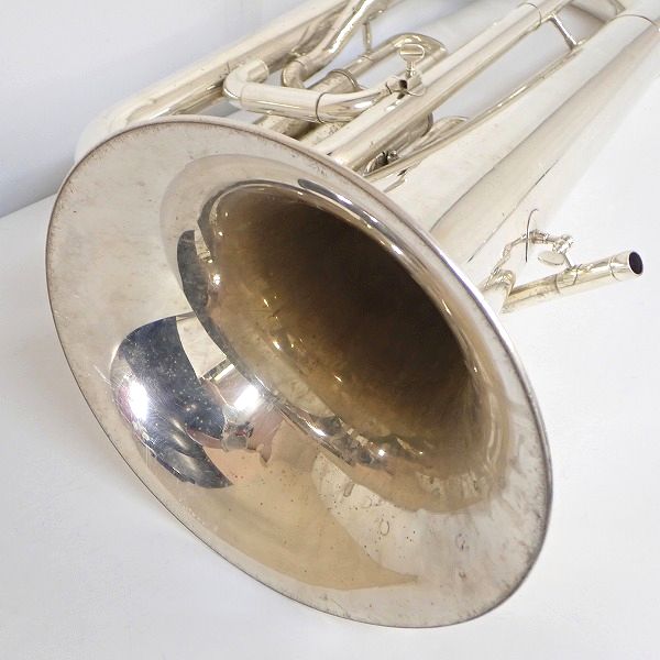 実際に弊社で買取させて頂いた★【ジャンク】YAMAHA/ヤマハ YEP-201M/YEP201M ユーフォニアム 銀メッキ ハードケース付の画像 2枚目