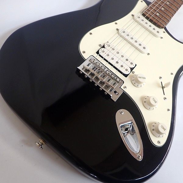 実際に弊社で買取させて頂いた★【ジャンク】BUSKER'S/バスカーズ ストラトキャスターType SSH ブラック ソフトケース付 の画像 6枚目