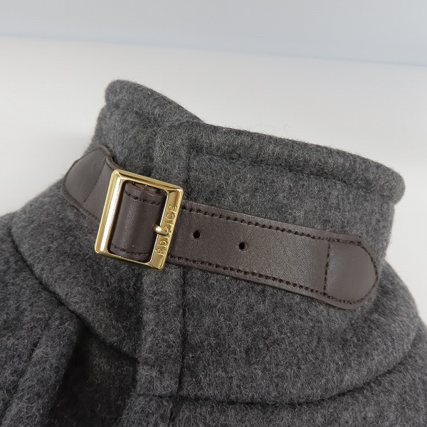 実際に弊社で買取させて頂いたEDIFICE/エディフィス ショートコート/メルトンダッフルコート 2点セットの画像 4枚目