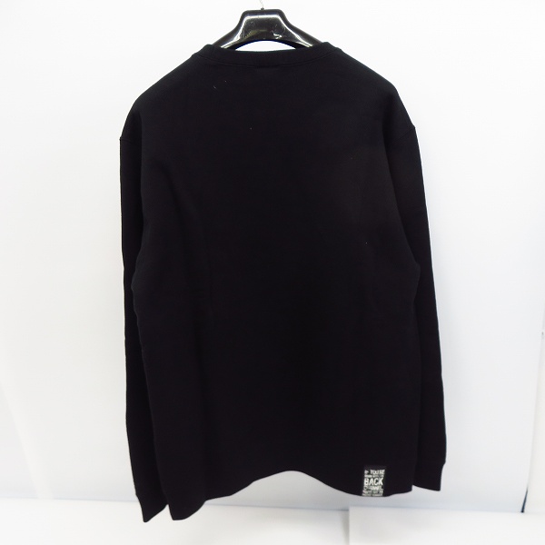 実際に弊社で買取させて頂いたBackChannel/バックチャンネル ロゴ クルーネック スウェット/XXLの画像 1枚目