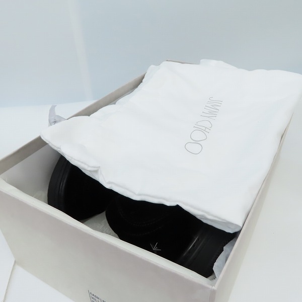 実際に弊社で買取させて頂いたJIMMY CHOO/ジミーチュウ VELVET/ベルベット スニーカー/41の画像 8枚目