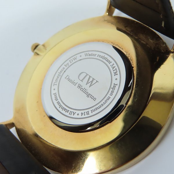 実際に弊社で買取させて頂いたDaniel Wellington/ダニエルウェリントン クォーツ腕時計 B14【動作未確認】の画像 3枚目