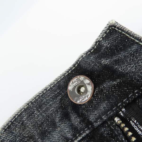 実際に弊社で買取させて頂いたNEIGHBORHOOD/ネイバーフッド GRITTY SAVAGE . NARROW /サベージデニム PT 172DCNH-PTM20/XLの画像 7枚目