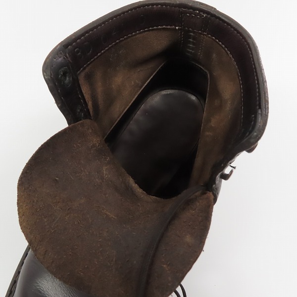実際に弊社で買取させて頂いた【難有り】WHITE'S BOOTS/ホワイツブーツ SEMI-DRESS/セミドレス レースアップレザーブーツ/8Dの画像 4枚目
