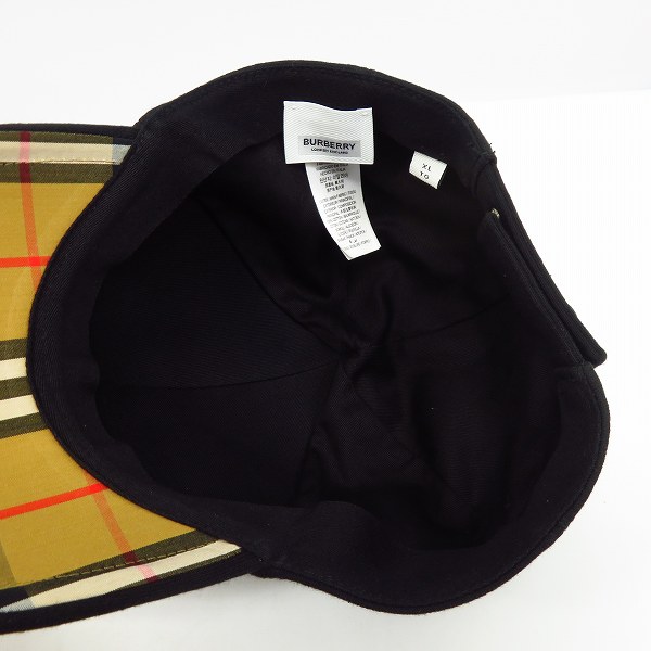 実際に弊社で買取させて頂いたBURBERRY/バーバリー TBモノグラム ベースボールキャップ 8010946/XLの画像 4枚目