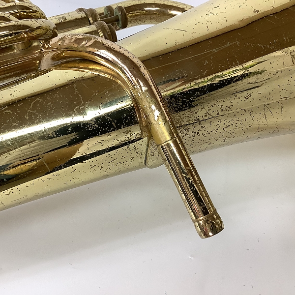 実際に弊社で買取させて頂いた★【ジャンク】YAMAHA/ヤマハ YEP-201/YEP201 ユーフォニアム ゴールド ハードケース付の画像 7枚目