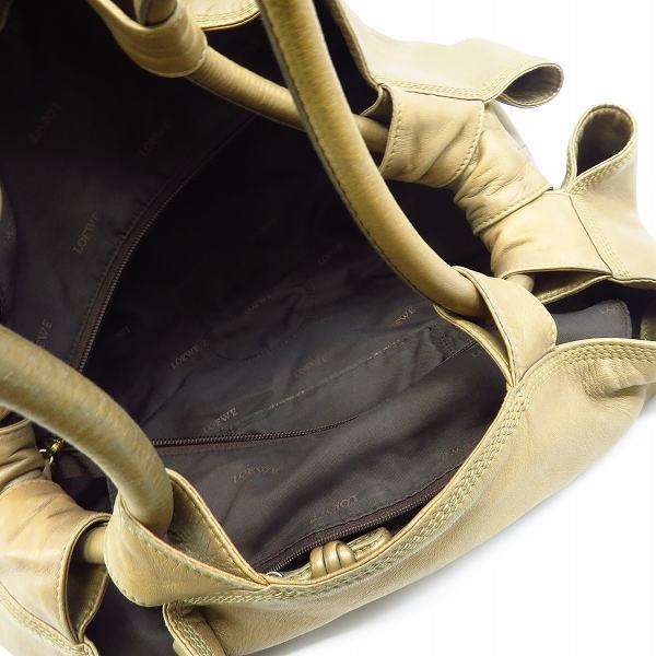 実際に弊社で買取させて頂いたLOEWE/ロエベ アナグラム レザー ハンドバッグの画像 3枚目