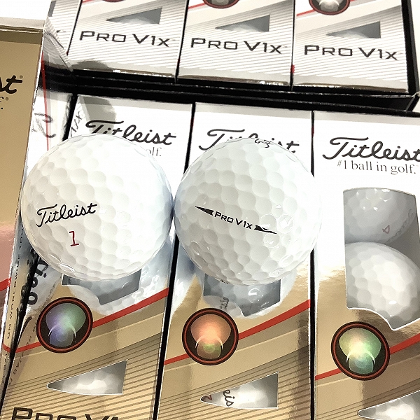 実際に弊社で買取させて頂いた【未使用】Titleist/タイトリスト PRO V1X ゴルフボール 2ダースの画像 1枚目