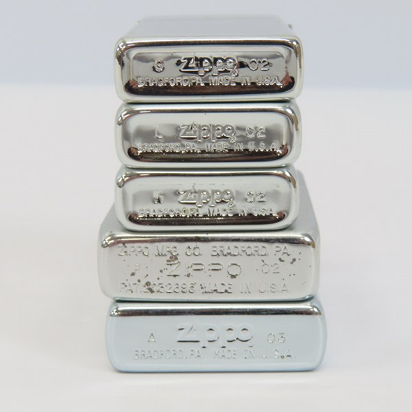 実際に弊社で買取させて頂いたZIPPO/ジッポー SPIRAL Heart/スパイラル ハート レギュラー/スリム 5点セットの画像 3枚目