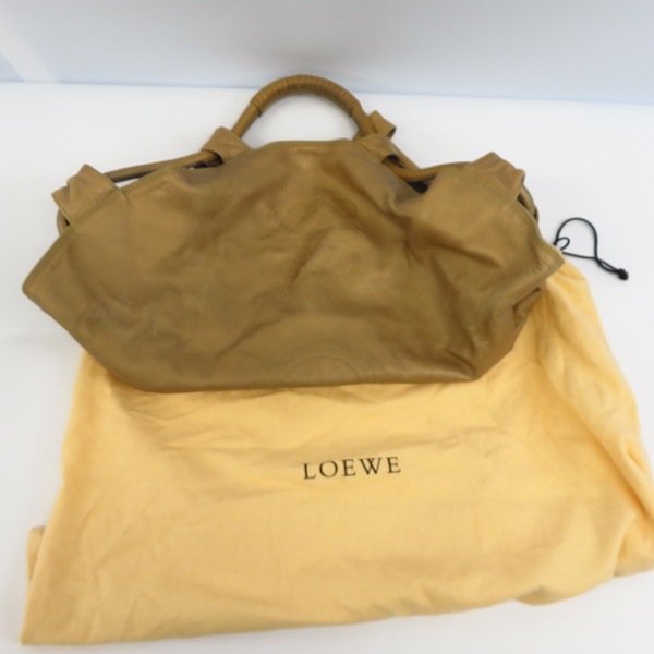 実際に弊社で買取させて頂いたLOEWE/ロエベ アナグラム レザー ハンドバッグの画像 8枚目