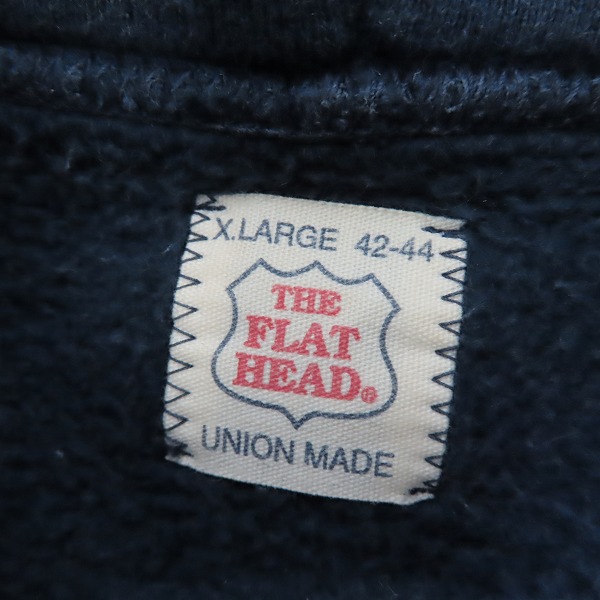 実際に弊社で買取させて頂いたFLAT HEAD/フラットヘッド REAL CRUISE KAMIKAZE フルジップパーカー/XLの画像 2枚目