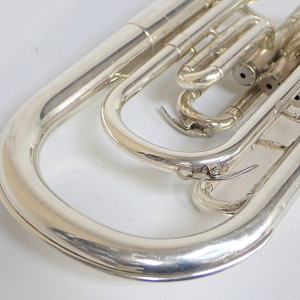 実際に弊社で買取させて頂いた★【難有り】YAMAHA/ヤマハ YAH-203/YAH203 アルトホルン 銀メッキ仕上げ ハードケース付の画像 5枚目