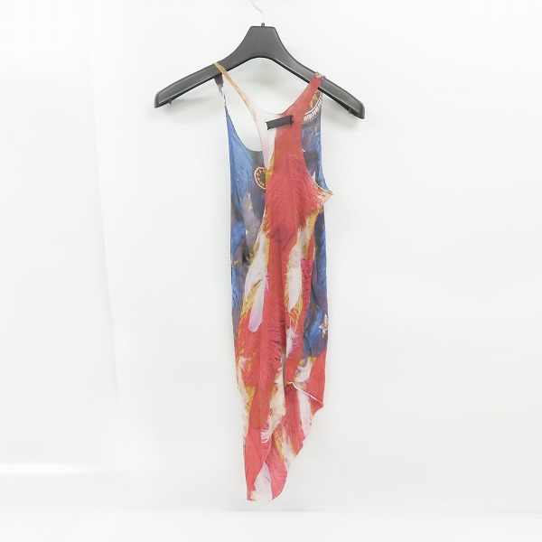 実際に弊社で買取させて頂いたIF SIX WAS NINE/イフシックスワズナイン MINIMUM-D タンクトップ パープル系/レッド 318MSCIJ/0の画像 1枚目