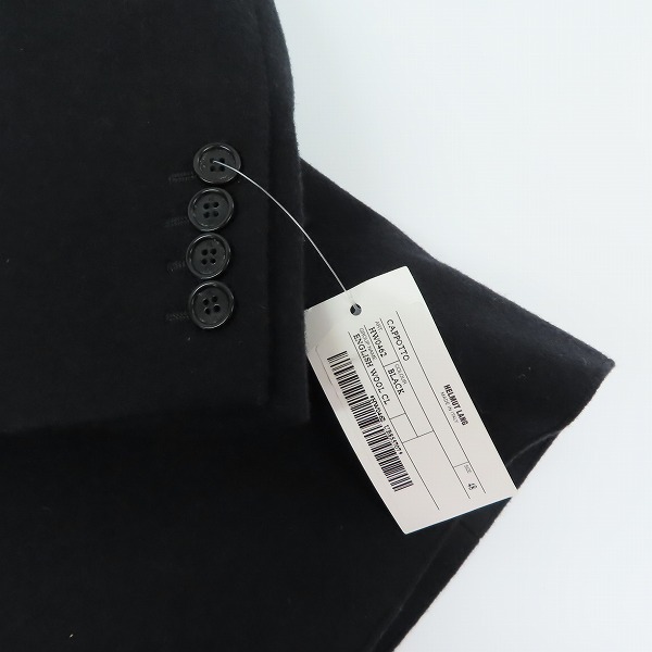 実際に弊社で買取させて頂いた【未使用】HELMUT LANG/ヘルムートラング メルトンウールコート/UNK06-508-09/size：48の画像 5枚目