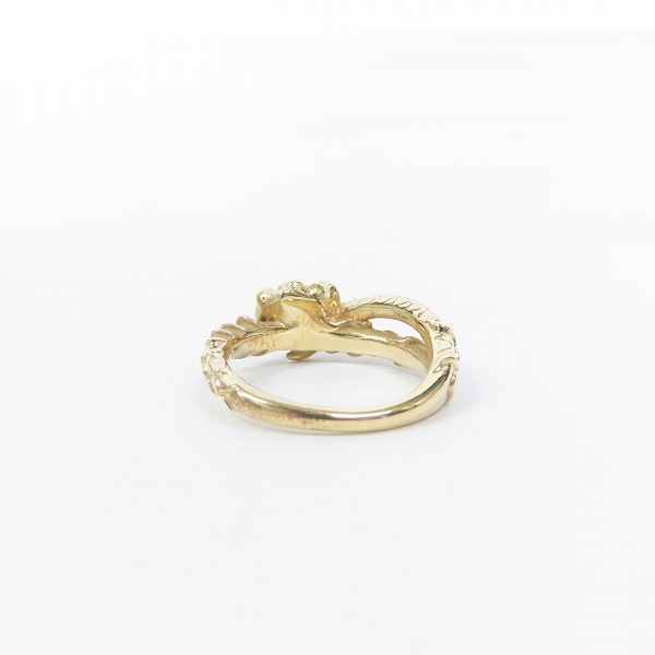 実際に弊社で買取させて頂いた【ギャラ付き】Bloody Mary/ブラッディマリー 鵺 リング wダイアモンド 13号の画像 4枚目