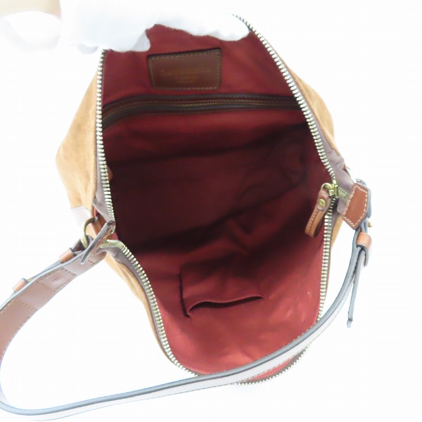 実際に弊社で買取させて頂いたDaniel&Bob/ダニエル&ボブ CUOIO/クオイオ  スエードレザー ショルダーバック ブラウンの画像 3枚目