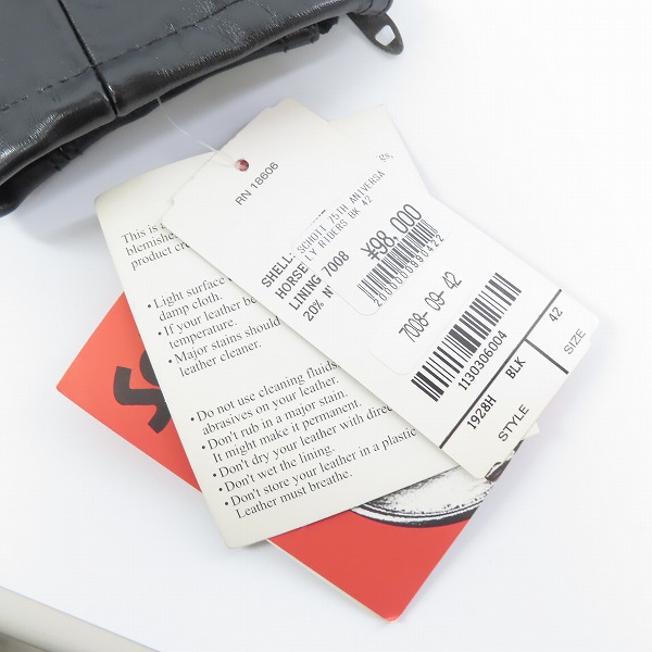 実際に弊社で買取させて頂いたSchott/ショット ダブルライダースジャケット・パーフェクト 75周年記念モデル（ベックモデル）Size：42の画像 8枚目